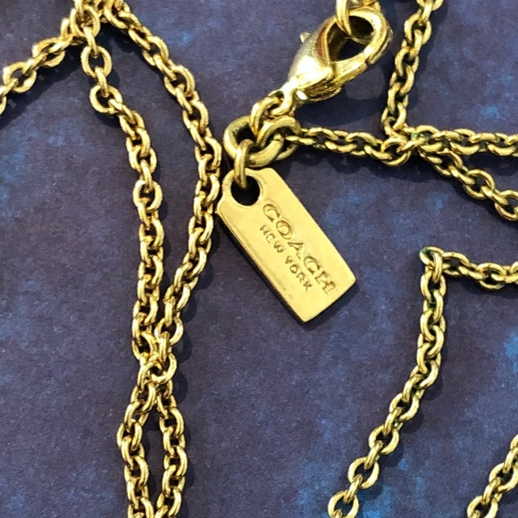 Coach 27” Pave Ball necklace - Picture 3 of 3